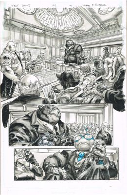 Freddie E. Williams II | TMNT (2024) (Issue 14, Pg 01) 11 x 17 | Freddie E. Williams II