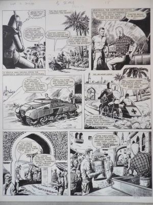 Kearon, Edward - 1 Original page - Archie de man van staal - Archie and the Giant Scorpion - 1966 | Catawiki