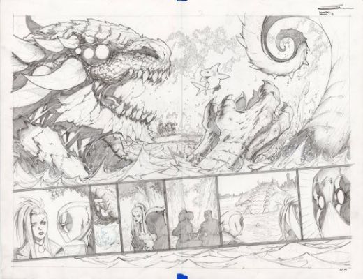 Sandoval, Gerardo - DEADPOOL (2020) #5 Double Page Spread | ComicConnect (Buy It Now)