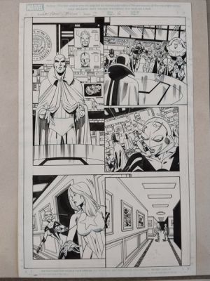 Pat Olliffe - 1 Original page - avengers last planet standing 3 pg 6 | Catawiki