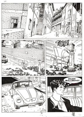 Siniscalchi, Luigi - 1 Original page - Dylan Dog #105 - "L‘orrenda invasione" - 1995