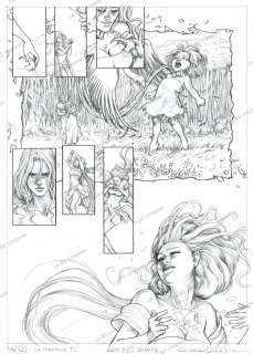 Cinzia Di Felice | Planche Originale La Fontaine dans le ciel Tome 2 Planche 42 | La BD s’expose