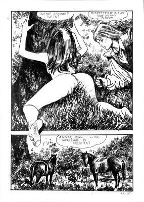 Manara – Tavola Originale “Jolanda De Almaviva” n. 22, Pagina 50 | Love Original Art