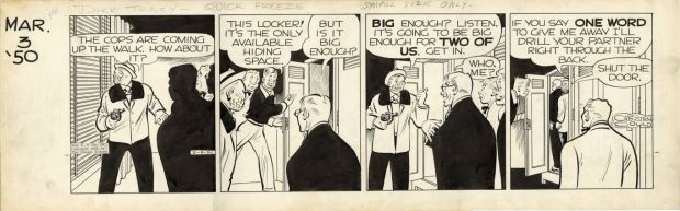Gould, Chester - DICK TRACY DAILY Strip Art | ComicConnect