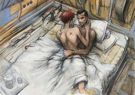 *Enki Bilal Né En 1951 La Tétralogie Du Monstre - Tome 2 32 Décembre Encre de Chine, Acrylique Et Pastel Sur Papier Contreco... | La Tétralogie du Monstre - Tome 2 | Artcurial