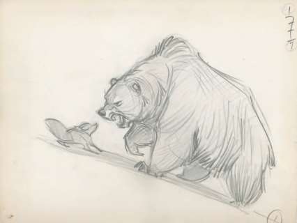 Rox et Rouky Studio Disney 1981. Dessin d’animation de l’ours… | Rossini