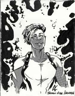 A.L. Kaplan | Jackson Hyde - Aquaman Original Illustration | A.L. Kaplan