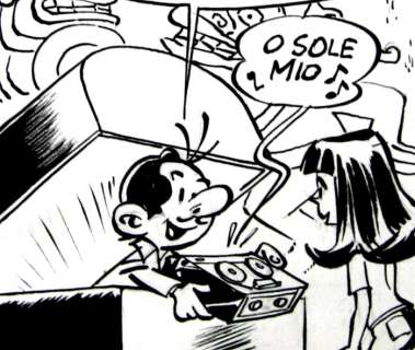 Attanasio, Dino | Original ending page  - Spaghetti  - Viva Spaghetti  - (1967) | Catawiki