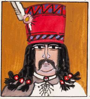 Zbigniew Rychlicki (1922 - 1989) | Zbigniew Rychlicki | Zbójnik Ondraszek, projekt ilustracji do kalendarza, 1989 | Desa Unicum