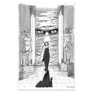 Faith Erin Hicks | Universal Monsters: The Mummy - Issue 02 Cover | Faith Erin Hicks