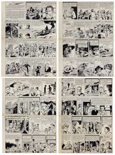 Craenhals | Les kidnappers, planche n°1 à 4 (récit… | Millon