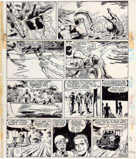 Jijé | Docteur Gladstone, planche n°11 à l’encre de… | Millon