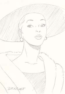 Berthet | Only You, illustration préparatoire à la mine… | Millon