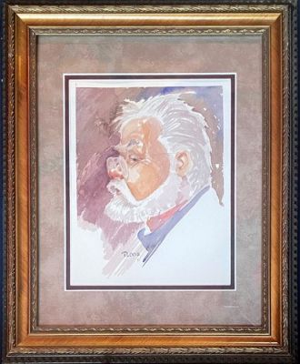 MIKE PLOOG Self Portrait ORIGINAL Watercolor Painting Art | eBay US