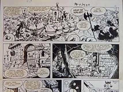 Brugman, Gideon - Originele pagina (p.30)  - Ambrosius  - De Gefleste Geesten + Luxe album & Ex-libris  - hc met linnen rug  - (1969/2017)