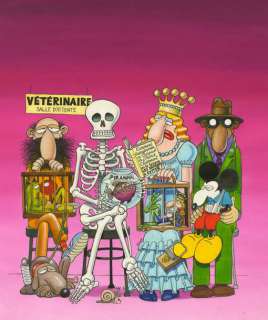 Lot 462 - Fluide glacial Encres de couleur pour la couverture du numéro 163 de Fluide glacial...