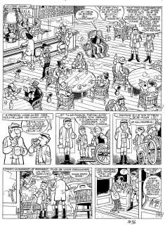 Planche originale 43 des TUNIQUES BLEUES Tome 18 par Willy LAMBIL