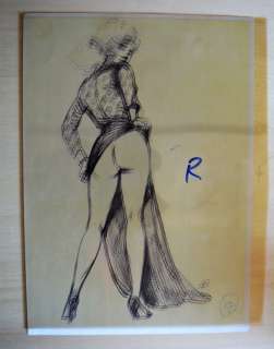 Frollo, Leone | Tracing paper for Mona Street "I signori della notte" (page 7) | Catawiki