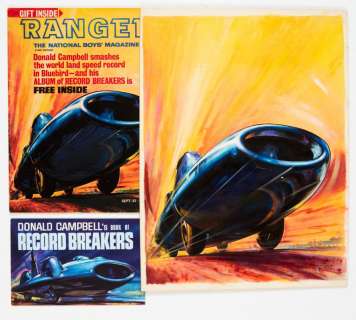 Bluebird original front cover artwork (1965) from Ranger No 2 painted… | Comic Book Auctions ltd