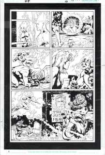 Howard Porter | Fantastic Four #508 Pg.10 - Whole Team - Signed Issue 508 Page 10 | Anthony’s Comic Book Art