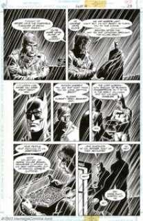 Russ Heath - Original Art for Batman: Legends of the Dark Knight #49, pages 16 and 23 (DC, 1993). Two moody pages - | Heritage