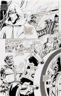 Michael T. Gilbert and George Freeman Elric: Sailor on  the Seas of Fate #1 Page 14 Original Art  (First, 1...