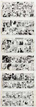 Dan Barry and Bob Fujitani Flash Gordon Sunday Comic Strip Original Art Group of 6 (King Features, 1988). Barry - | Heritage