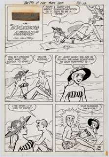 Al Hartley Betty and Me #24 Complete 1-Page Story Original Art (Archie Comics, 1969). Betty Cooper gripes about - | Heritage