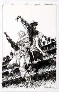 Jackson "Butch" Guice Winterworld #2 Cover Original Art (IDW Publishing, 2014). Striking, eerie - | Heritage