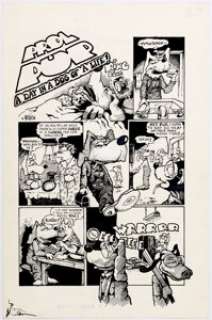 David Geiser Prol Pup Complete 3-Page Story Original Art (c. 1970s).  Geiser, recognized today as a - | Heritage