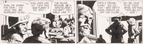 Dan Barry Flash Gordon Daily Comic Strip Original Art Group of 4 (King Features Syndicate, 1976). Four - | Heritage