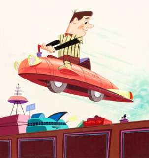 Al White and Hawley Pratt The Jetsons Little Golden Books Illustration Original Art (Simon & Schuster, -