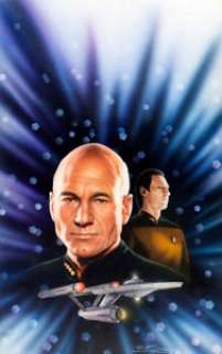 Keith Birdsong Star Trek: The Next Generation #34 "Blaze of Glory" Paperback Novel Cover Painting - | Heritage