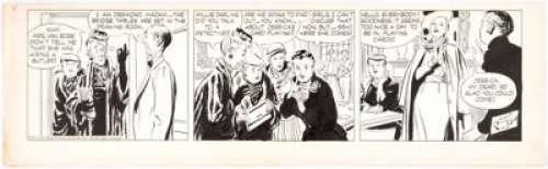 Alex Raymond Rip Kirby Daily Comic Strip Original Art dated 10-8-52 (King Features Syndicate, 1952). Desmond, - | Heritage