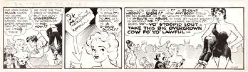 Al Capp Li’l Abner Daily Comic Strip Original Art dated 11-25-44 (United Feature Syndicate, 1944). Abner is a - | Heritage