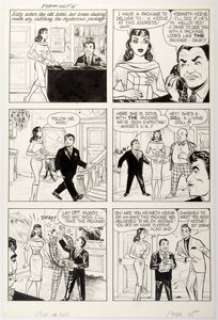 Bill Woggon Pep #146 Story Page Original Art (Archie Comics, 1961). Katy Keene gets involved with a police - | Heritage