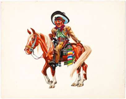 Russ Heath Western Frontier Paintings Original Art Group of 5 (1947). From the dawn of a brilliant, influential - | Heritage