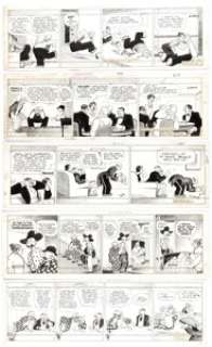 Frank Willard Moon Mullins Daily Comic Strip Original Art Group of 5 (News Syndicate, 1936-39).... (Total: 5 Original Art) | Heritage