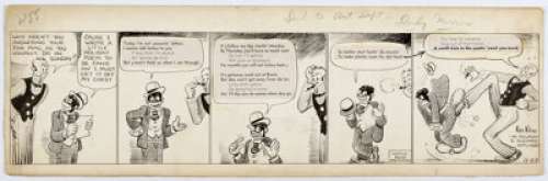 Ken Kling Joe and Asbestos Daily Comic Strip dated 11-22-31 Original Art (New York Mirror, 1931)....