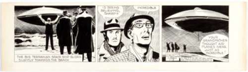 Al McWilliams Twin Earths Daily Comic Strip Original Art dated 1-5-60 (United Feature Syndicate, 1960).... | Heritage