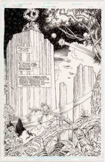 Rick Hoberg and Willie Blyberg New Gods V2#22 Partial Story Original Art Group of 7 (DC, 1991).... (Total: 7 Original Art) | Heritage