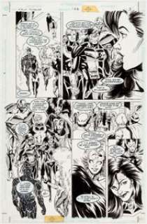 William Rosado and Will Blyberg New Titans #128 Page 3 Original Art (DC, 1995). Featuring Darkstar (Donna Troy), Green -