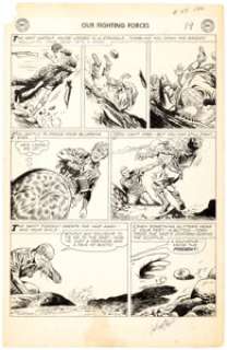 Carmine Infantino and Frank Giacoia Our Fighting Forces #29 Story Page 3 Original Art (DC, 1958).... | Heritage