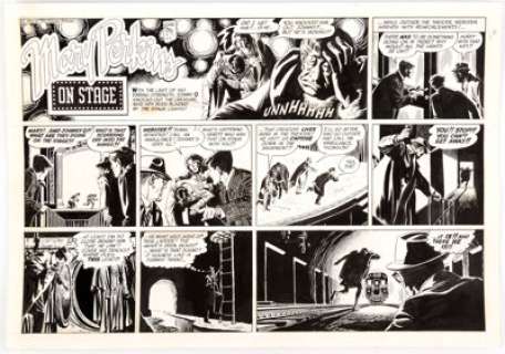 Leonard Starr Mary Perkins On Stage Sunday Strip Original Art dated 4-5-64 (Chicago Tribune, 1964).... | Heritage