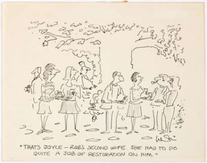 Arnie Levin The New Yorker Cartoon Original Art (Conde Nast, 1987).... | Heritage