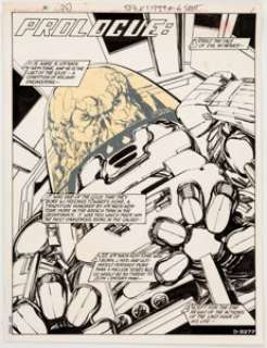 John Byrne Space: 1999 #6 Splash Page 1 Original Art (Charlton, 1976).... | Heritage