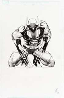 John Romita Jr. and Klaus Janson X-Men V3#1 Cover/Avengers V4#1 Variant Gatefold Cover Element Illustr... | Heritage