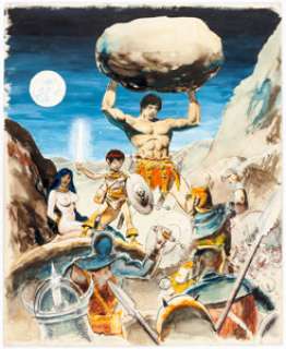 Wally Wood The King of the World Wizard King Cover Preliminary Painting Original Art (c. 1978).... | Heritage