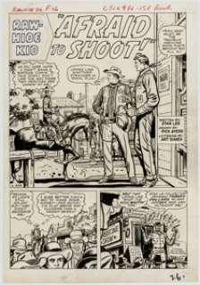Dick Ayers Rawhide Kid #36 Story Page 1 Original Art (Marvel, 1963).... | Heritage