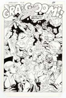 Sal Buscema and Alan Kupperberg Defenders #127 Internal Splash Page 15 Original Art (Marvel, 1984). ... | Heritage